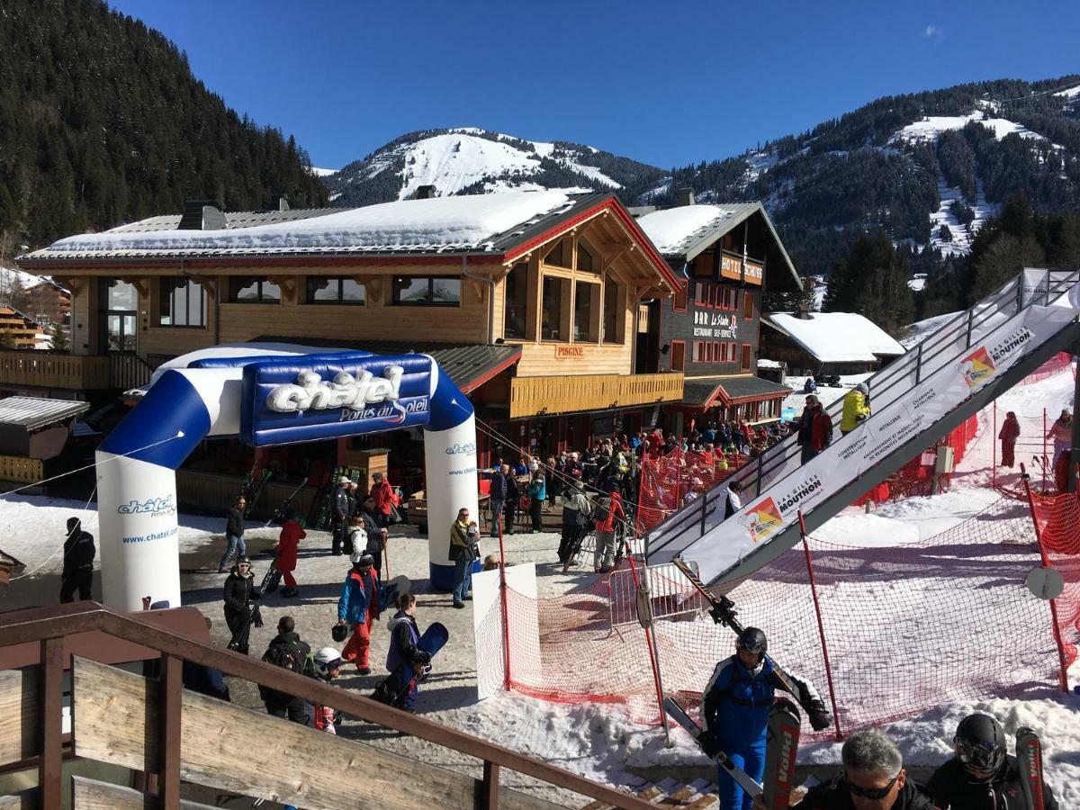 Les 4 Elements Aparthotel Chatel Exterior photo